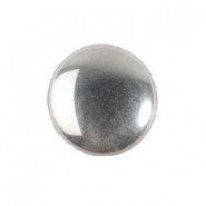 Cabuchon de vidrio par Puca® 14mm - Argentees/silver 00030/27000